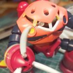 ズゴック基礎改修ふくらはぎ上部をカットし、直角以上に可動域を広げたその分膝が寂し[…]