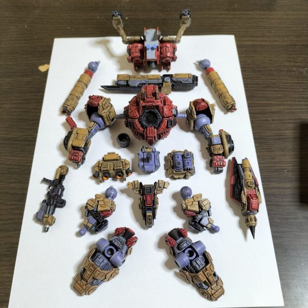 ジャンクパーツ拾ってボールボーイ作る