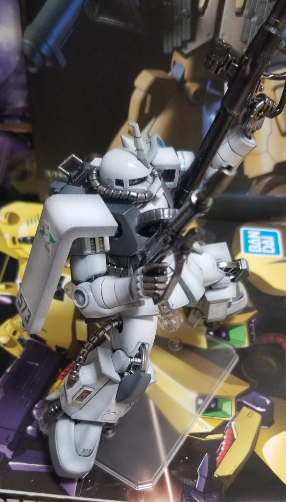 HG シン・マツナガ専用高機動ザクⅡ–3枚目/制作者：nabewobilly