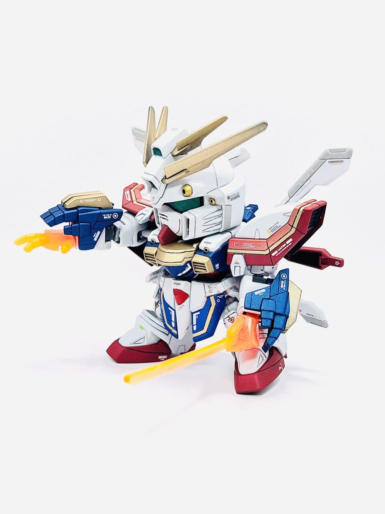 水性ホビーカラー使用作品です。ノズルはガンプラマーカーのメッキでピカピカ。