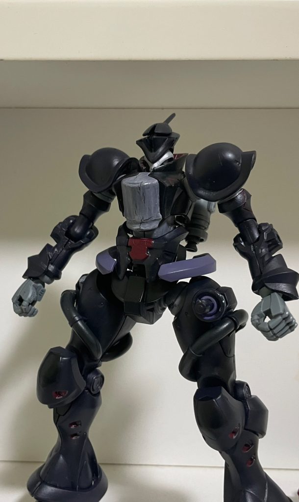 本体エグザベ機と比べて全体的に暗いカラーです