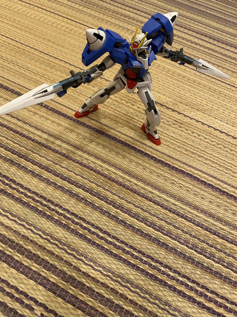 ソードllライフルモード構え。グラハムさんが気絶してまう。