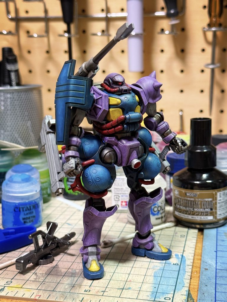 デカール貼り、ウェザリング前のベース塗装完了時