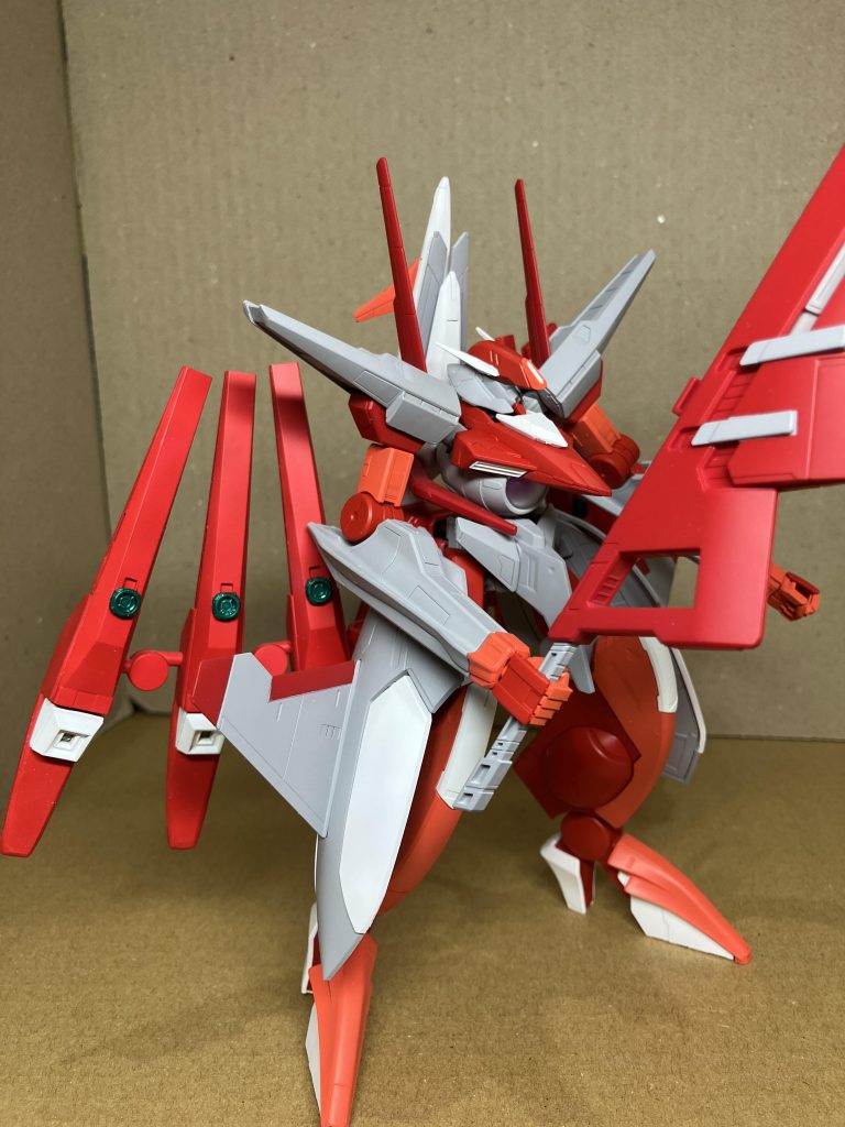 アルケーが大型なので、フルドレスユニットはもう少し大きい方が良かったと後悔。