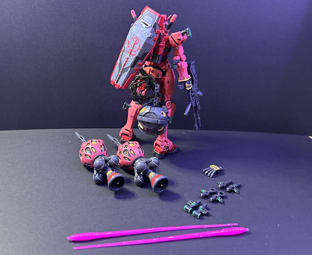 赤いガンダム–4枚目/制作者：ペーぺーモデラー