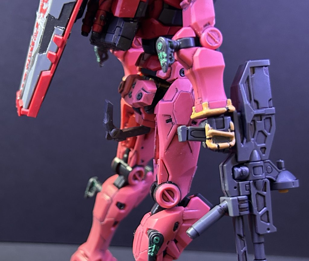 ランナーでハンマーをぶら下げるアーム作ってみました。