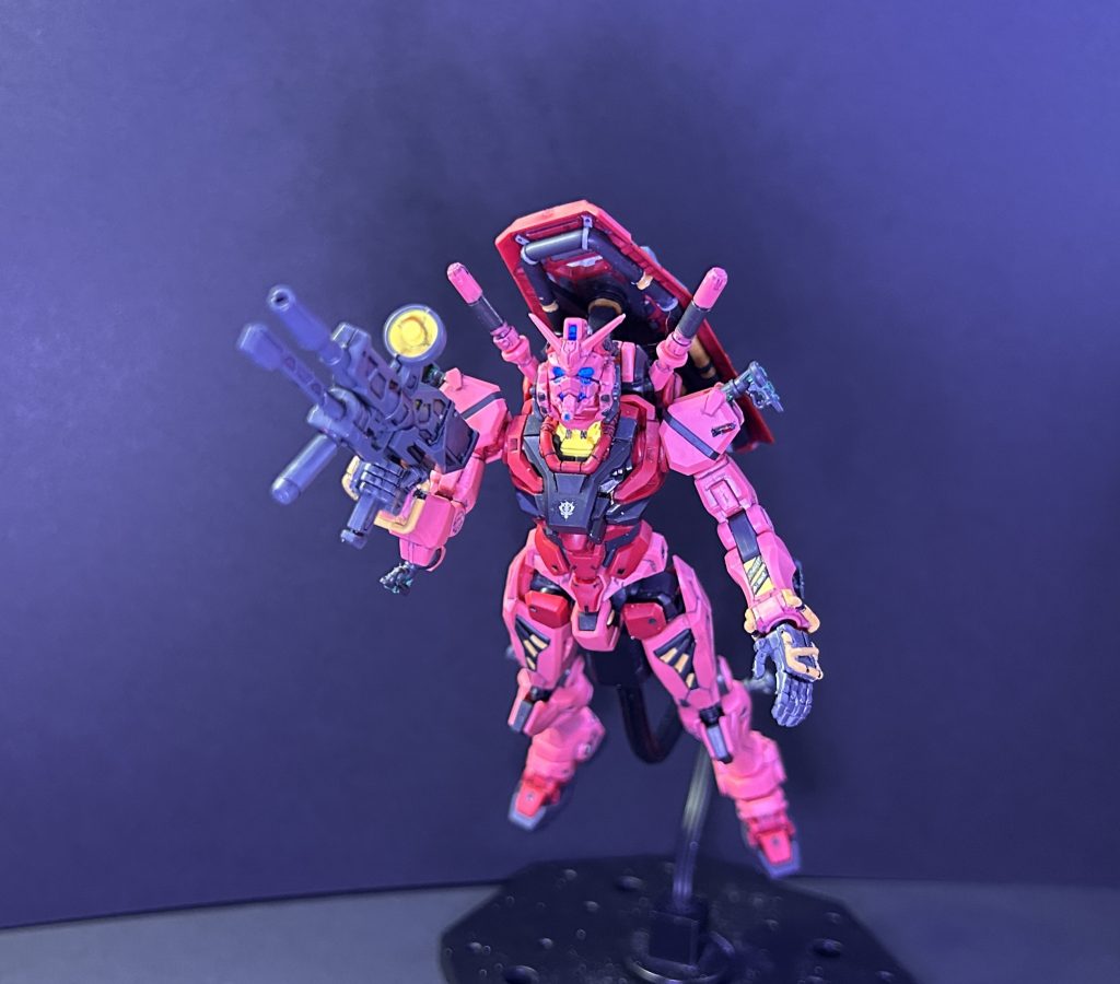 赤いガンダム–2枚目/制作者：ペーぺーモデラー