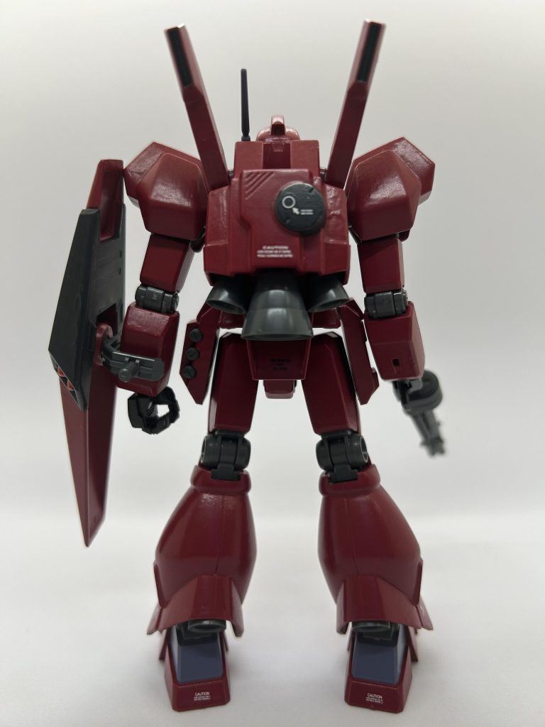 背面バックパックを中心にデカール、見えませんが側面にも貼っています。