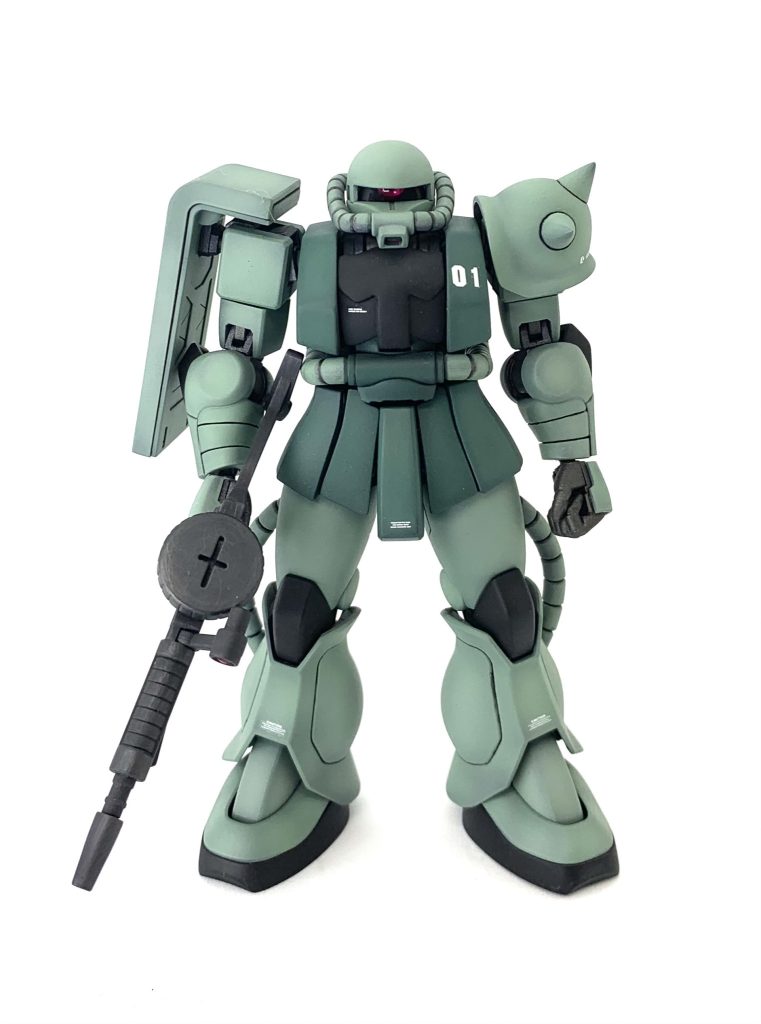 違和感が無いくらいのバランスを目指しました! お腹の動力パイプの密着感がこだわりです