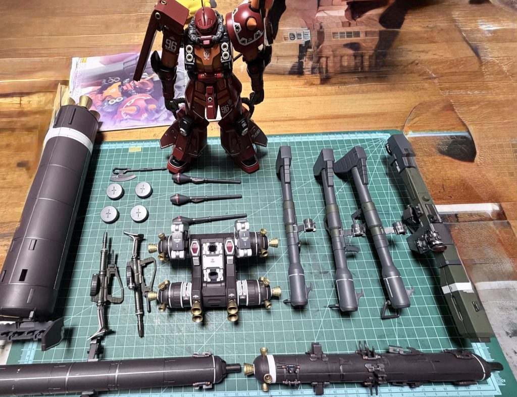 装備前です。絶対に自立できない子です💦