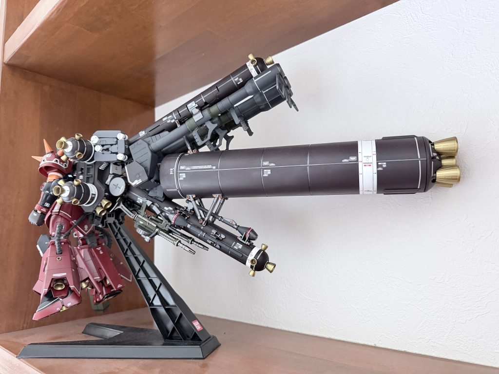 バックショットです。圧巻で作りごたえがありました。