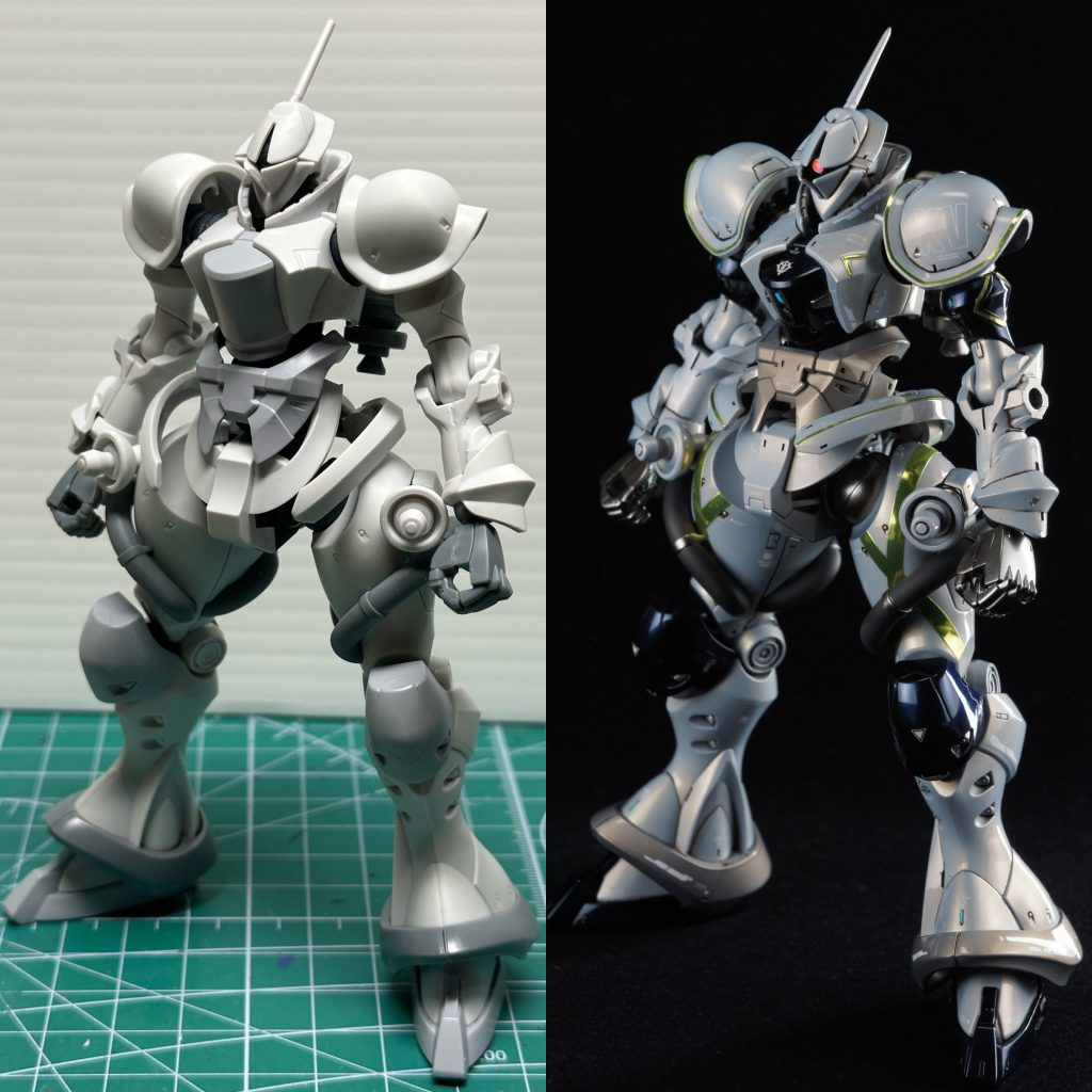 ビフォーアフター。目立つ合わせ目が多いんですよね。