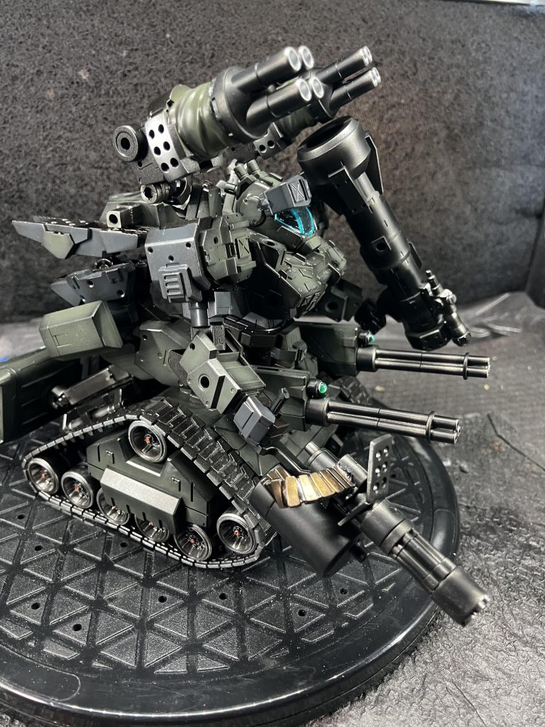 メイン兵装のガトリング！念願のショートバレル使用です　意外と簡単でしたw