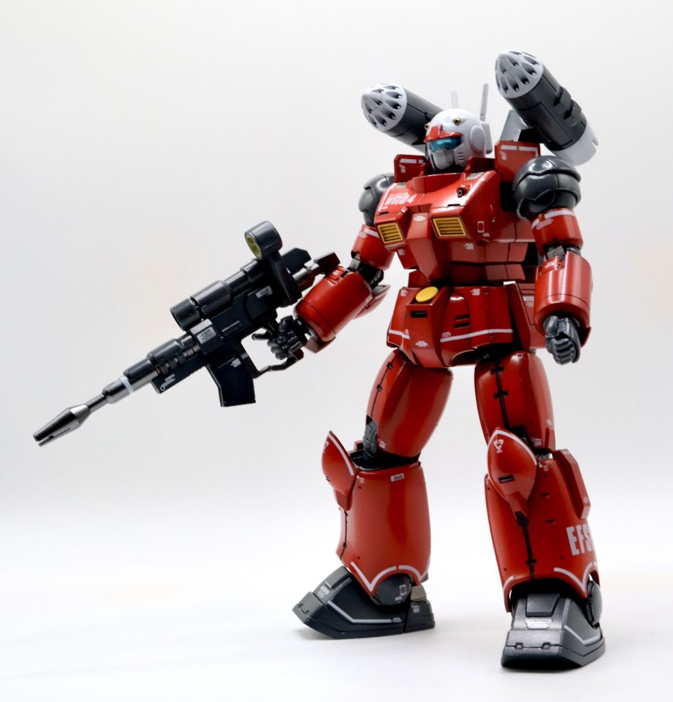 スプレーミサイル・ランチャーも出来が良いので、サボらずに作りました