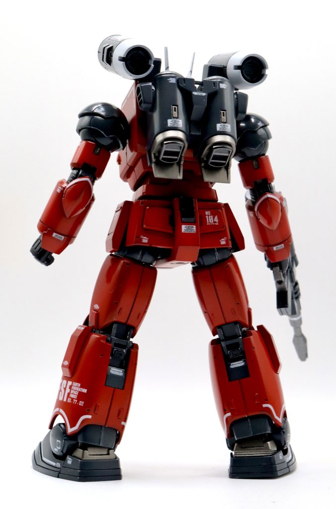 作ってみての感想・・・ガンキャノンって、思ったよりカッコいいな、です 最後までご覧いただき、ありがとうございました(gundam-kao3)