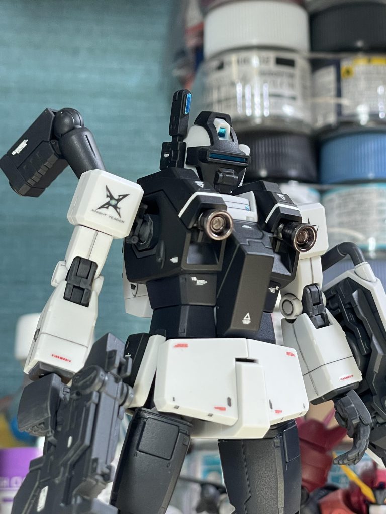 ナイトイェーガー隊のエンブレムは自作デカールです。