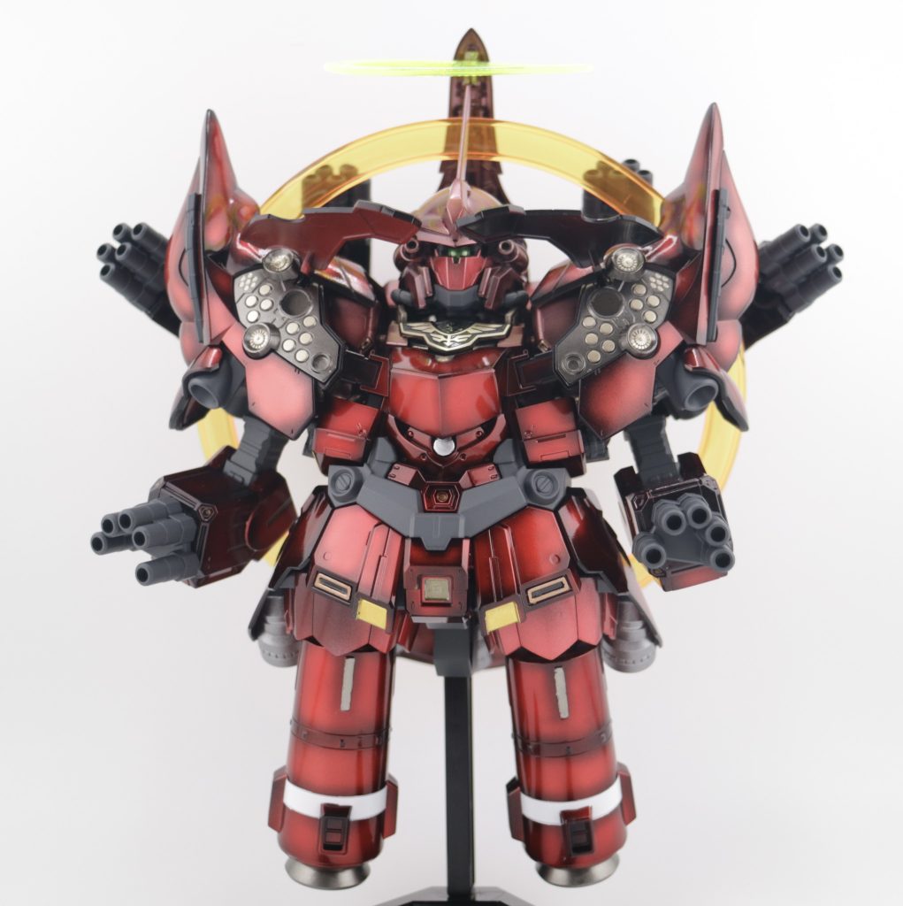 HGのネオジオングは、デカい、高い、手に入らないので興味はないけど、SDなら買える金額でインパクトもあるから購入個人的にネオジオング(HG)は1993年紅白歌合戦の巨大な衣装を着た小林幸子にしか見えないので、タイトルは小林幸子専用MAとさせて頂きましたと言うより、ネオジオングが小林”紅白”幸子のオマージュ?