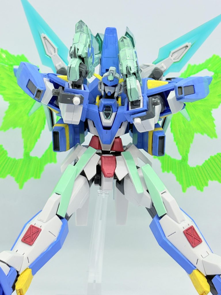 また近接特化機体と油断した相手の為にコアファイターのスラスター部キャノンと肩部のキャノンからビーム砲を放つ「アネモイキャノン」も隠し持つ。