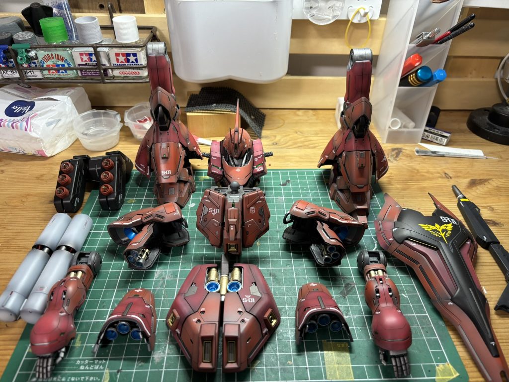 最終組み立て前一番楽しい時です