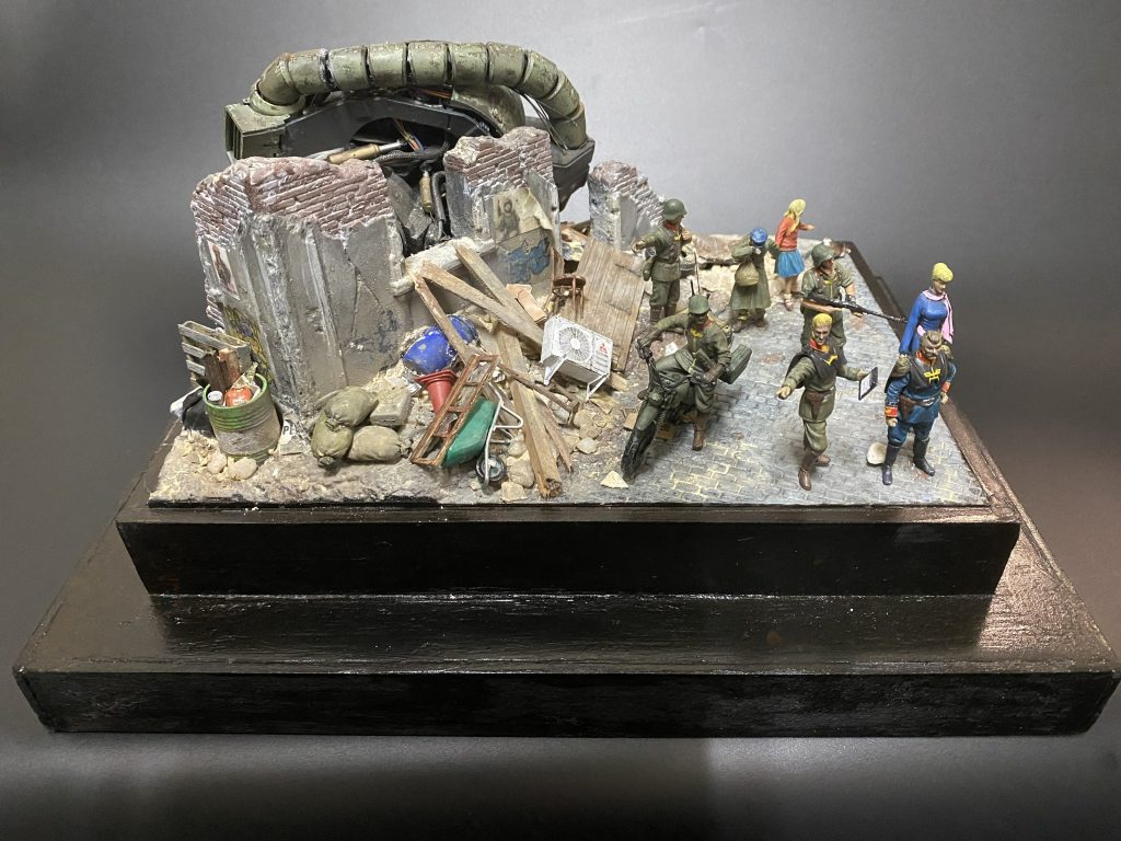 戦火の跡