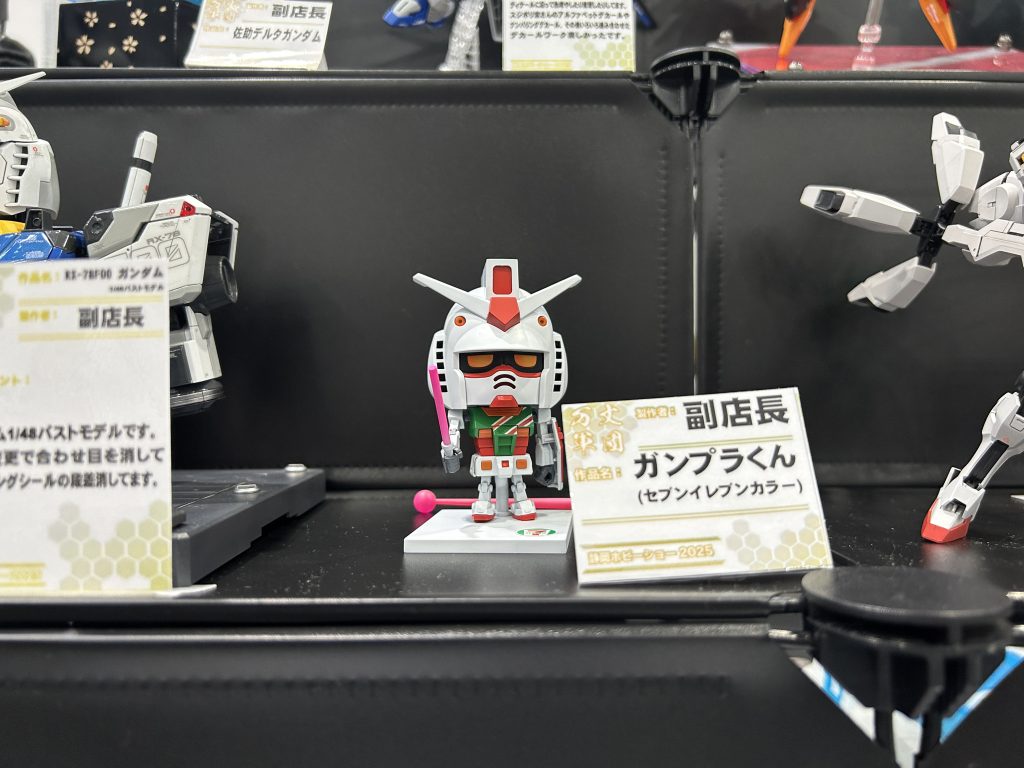 ホビーショー、万丈軍団卓展示中に暇さえあればガチャガチャ振ってました。触れますとか公言しちゃうと他の展示作品触られちゃって仲間達に迷惑かけそうだったので興味持ってくれた人に触ってもらったりしてました。