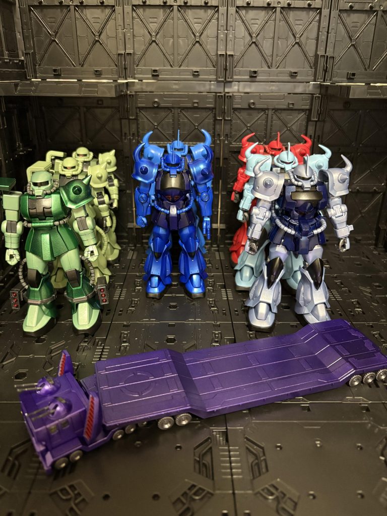 ジャブロー攻略に向けて、着々とMSを搬入。ご視聴、ありがとうございました。 