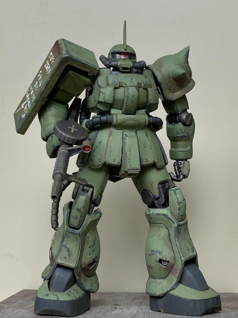 元画像です。ノイエンビッター機のライトグリーンの調整に悩みましたが、若干濃いめになりましたかね‥。