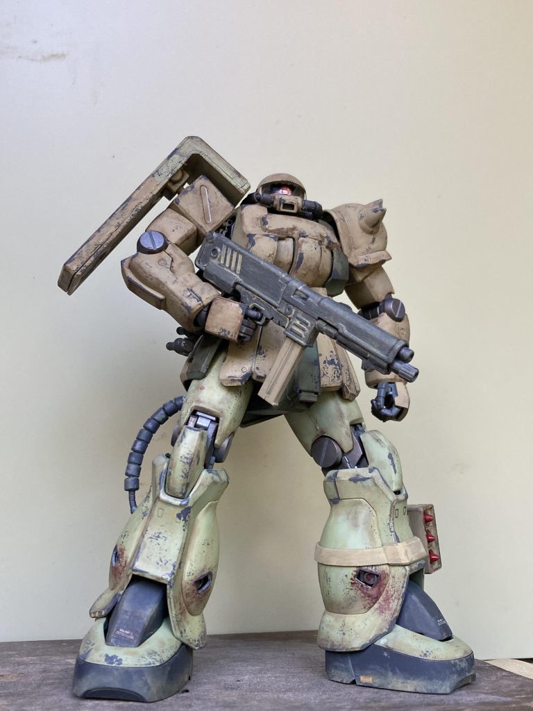 加工なし画像です。設定とは違いますが、ところどころパーツを継ぎ接ぎしてる感が出てますでしょうか？このポーズお気に入りです^_^