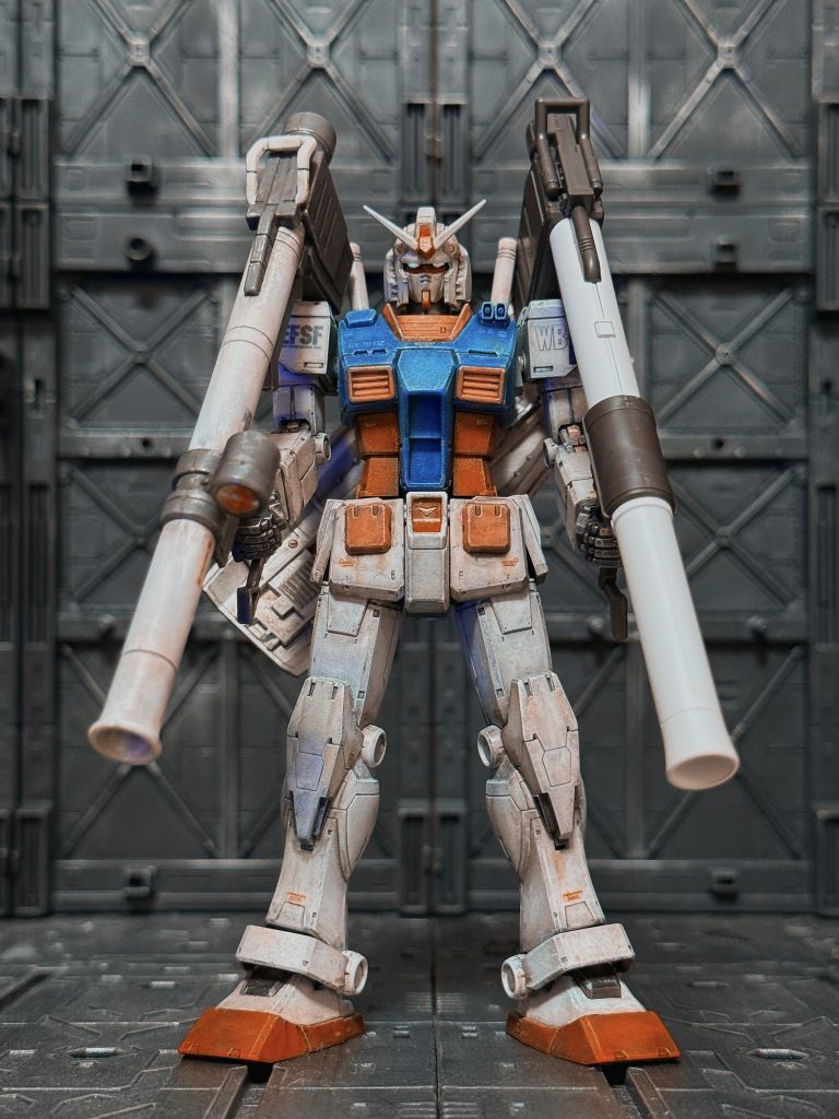 RG武器セットの素組みバズーカ持たせてなんちゃって最終決戦仕様。