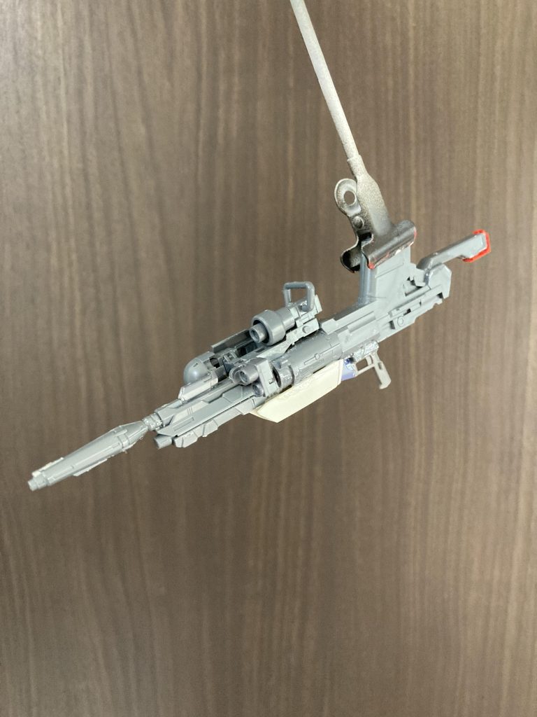 マルチランチャー塗装前Zガンダムのふくらはぎパーツが使われてたり