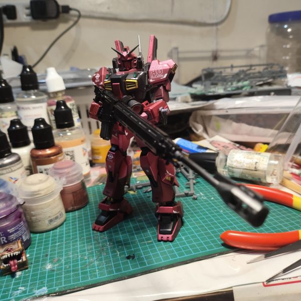 Custom Painted HGUC 1/144 RX-178 Gundam Mk.II(Titans) Quattro Bajeena Color Metallic ver.