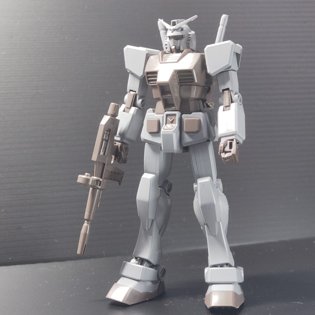 作品名：ガンダム組み立て会Ver<p>リンプラに貰ったガンダムリサイクルプロジェクトのエコプラ、組立体験会Verのガンダムです。 ランナー2枚、関節も全部同じ素材なので、ギシギシで足首は全然動きません。合わせ目は各部でまくりです。なんといってもビームライフル […]</p>
