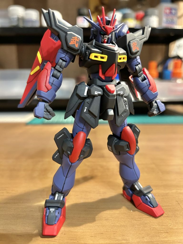 神バーニングガンダムをマスターガンダム風にアレンジしました。
