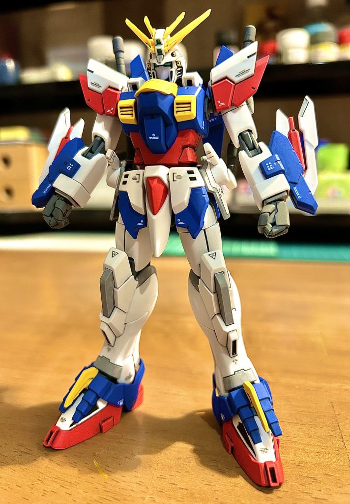 ブレイジングガンダムをゴッドガンダム風にアレンジして仕上げました。