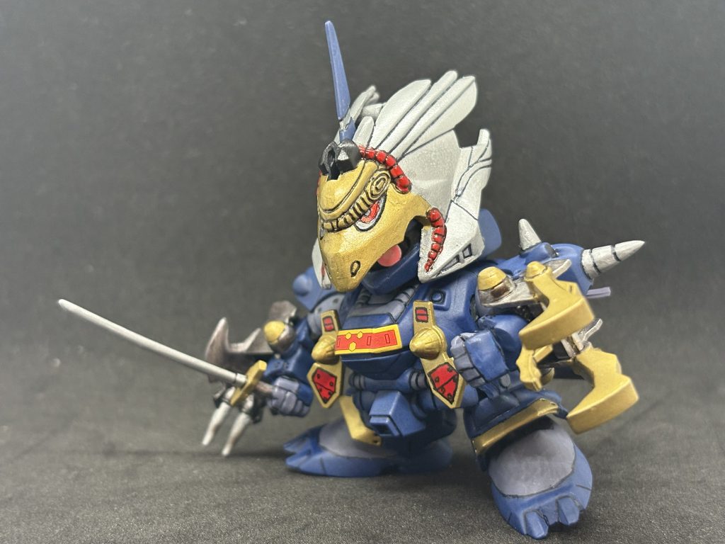 SDガンダム烈伝の作例ポーズ。