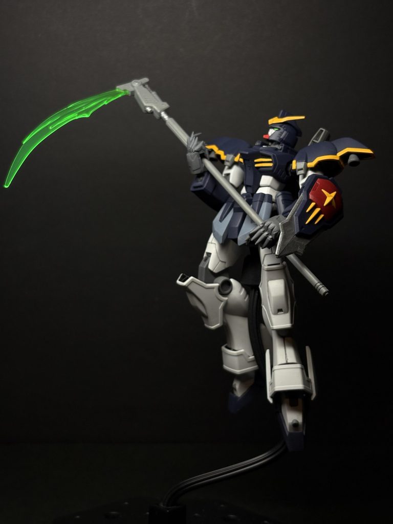 長柄のビームサイズが特徴的ですね。