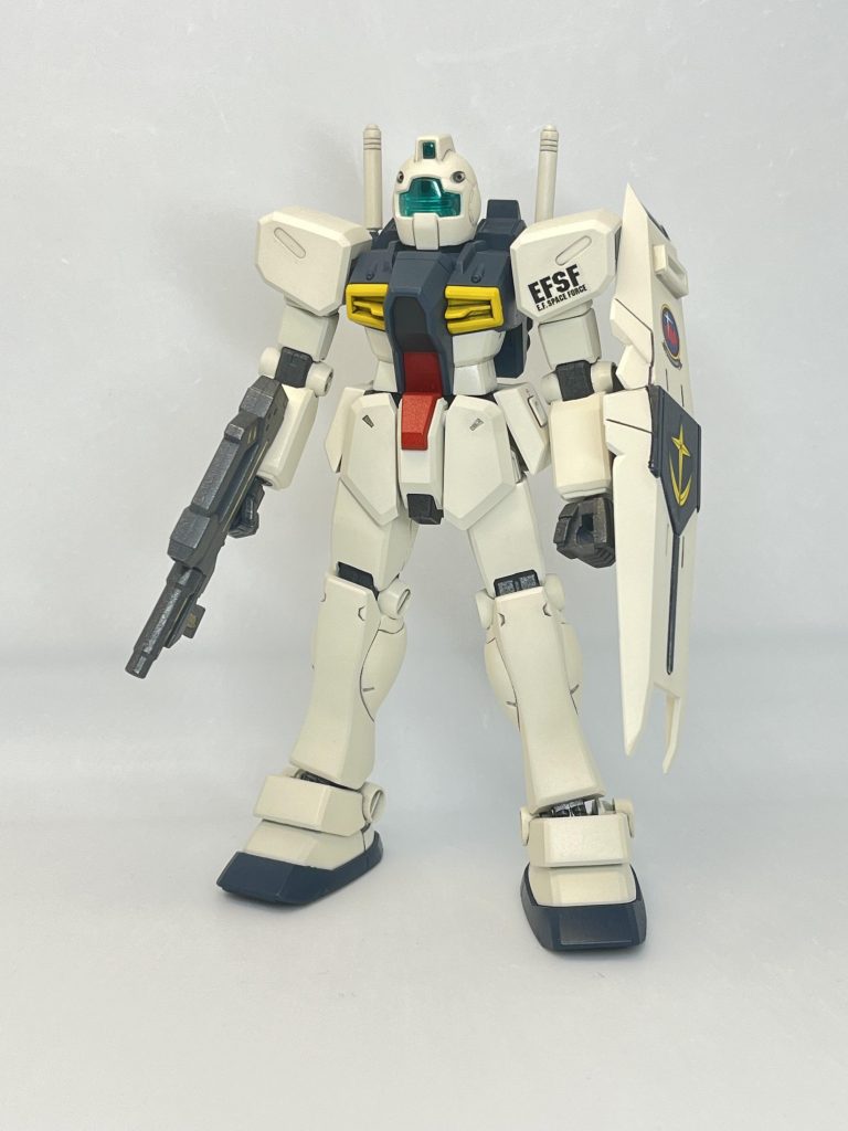 ジャンクで胸部のないジムを手に入れたので、カオスガンダム、ワグテイルなどのパーツでミキシングしました。