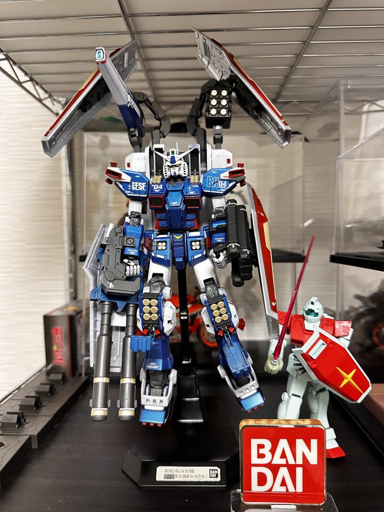 HGジムと比べてみたら、こんなに大きさ違うんですね。