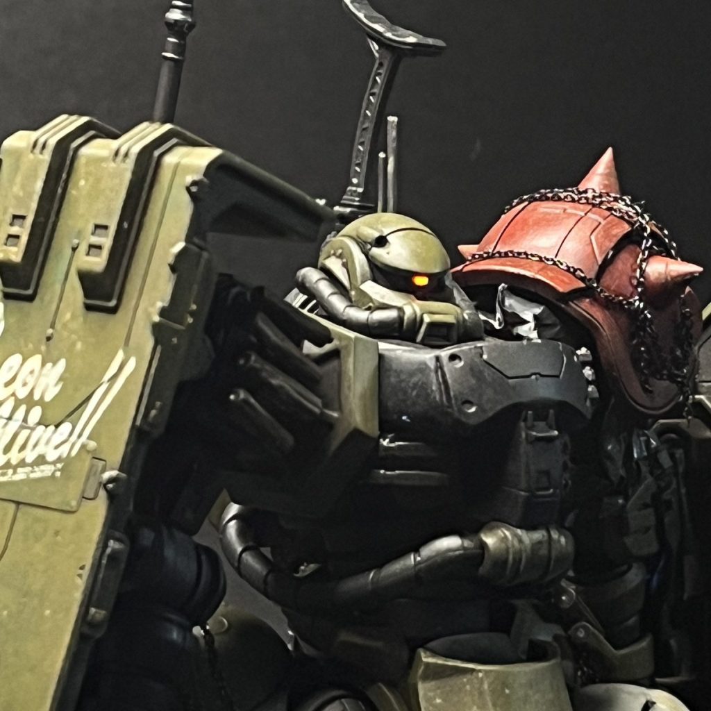 無識別型ザクII ルショーン機(GQ)｜ヤジルシさんのガンプラ作品