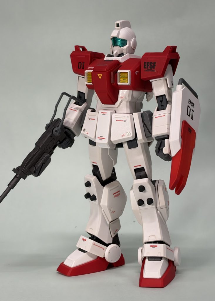 MG 陸戦型ジムをリアルタイプカラーに全塗装。デルタチーム仕様にしてみました。