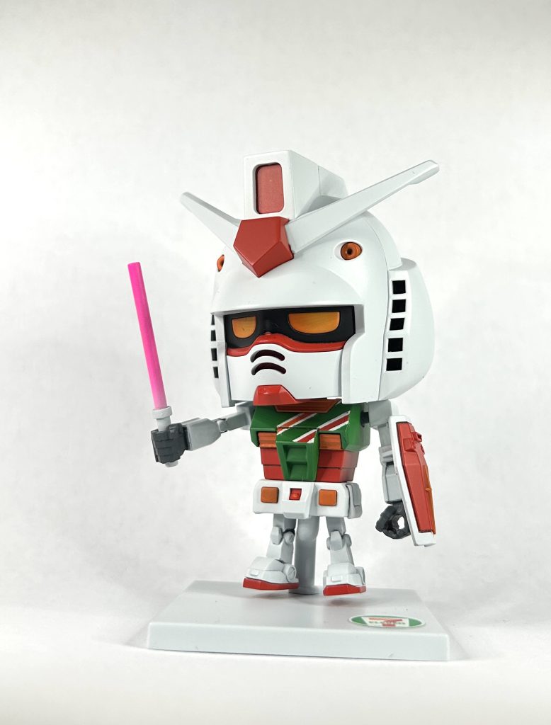 ガンプラくん ボブルヘッド(セブンイレブンカラー)–3枚目/制作者:副店長