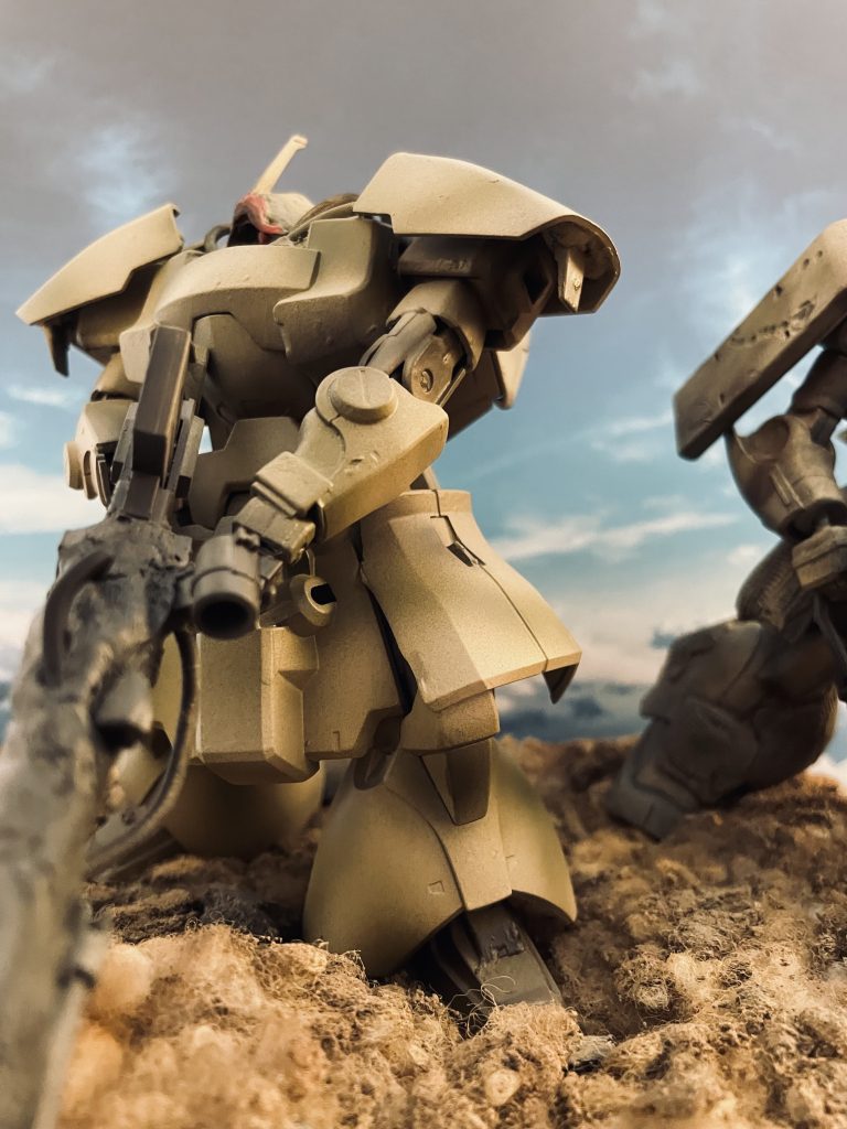 陸戦型マラサイとの共演です。