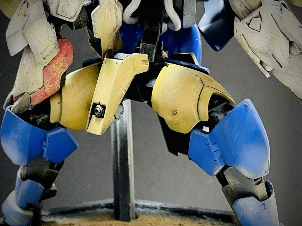 あまり戦闘してないヘルムヴィーゲ・リンカーは、ダメージ＆ウェザリングは控えめに。