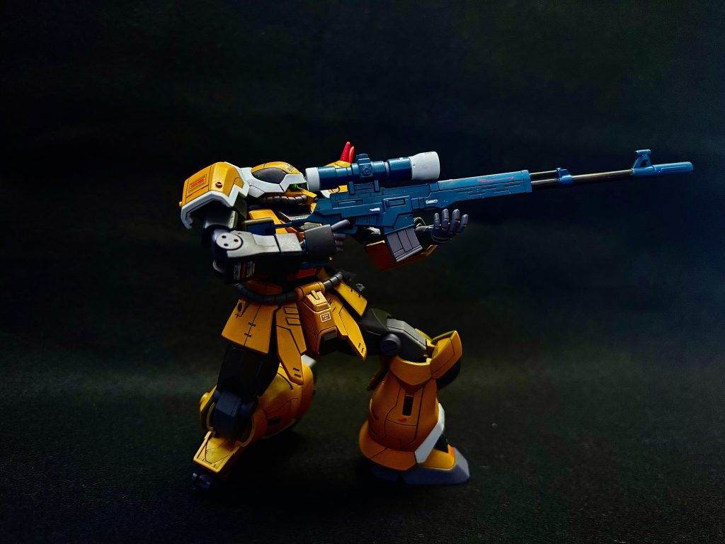 ライフルの色をもう少し渋くすれば良かったかな。