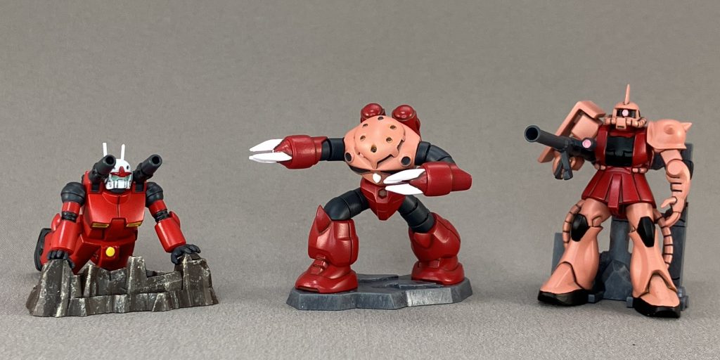 以前作ったチョコサプのプラモと。