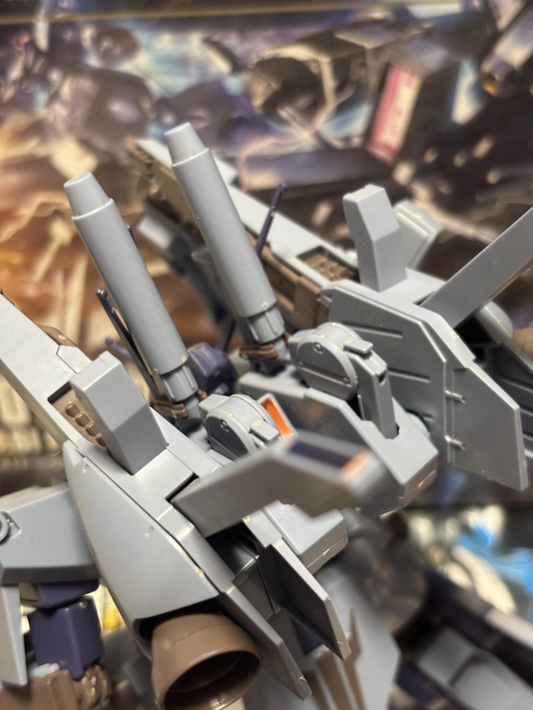 背中に武装盛り過ぎ！ビームキャノンにインコムにミサランに対艦ミサイルに