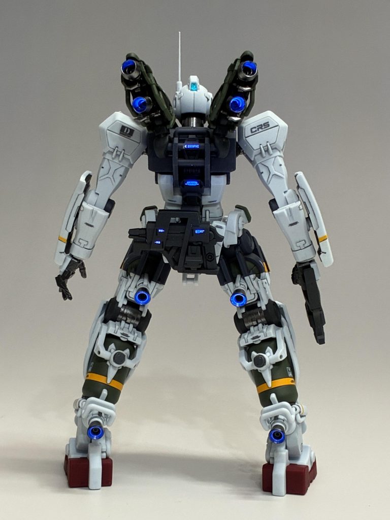 バーニアは蛍光クリアで発光可能としました。