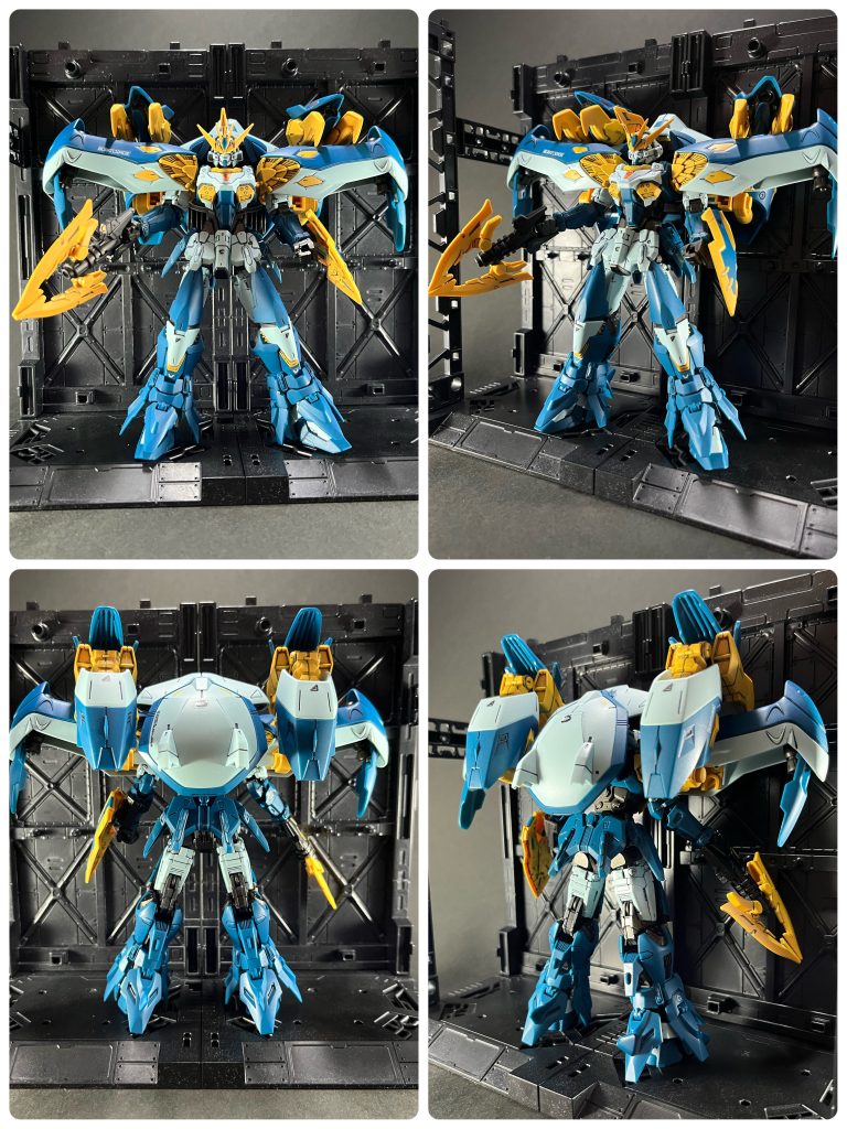 FRONT & REAR肩幅が広くて、パーツも多くてかっこいい！でも、自立が難しいのが難点💦