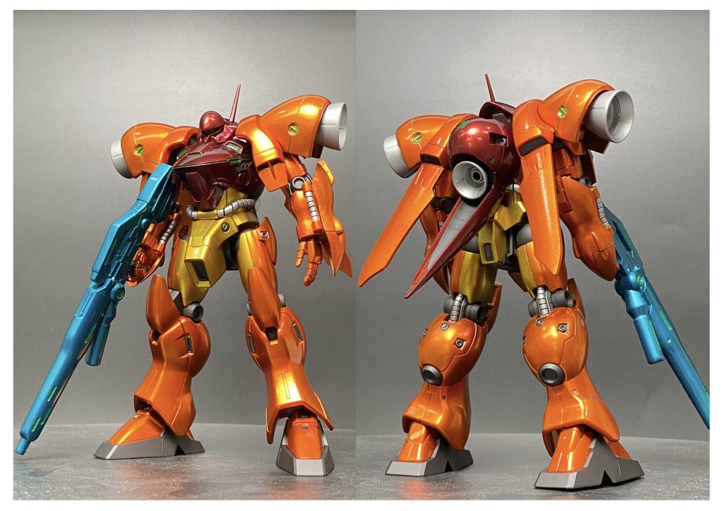 フロントとリアショット。