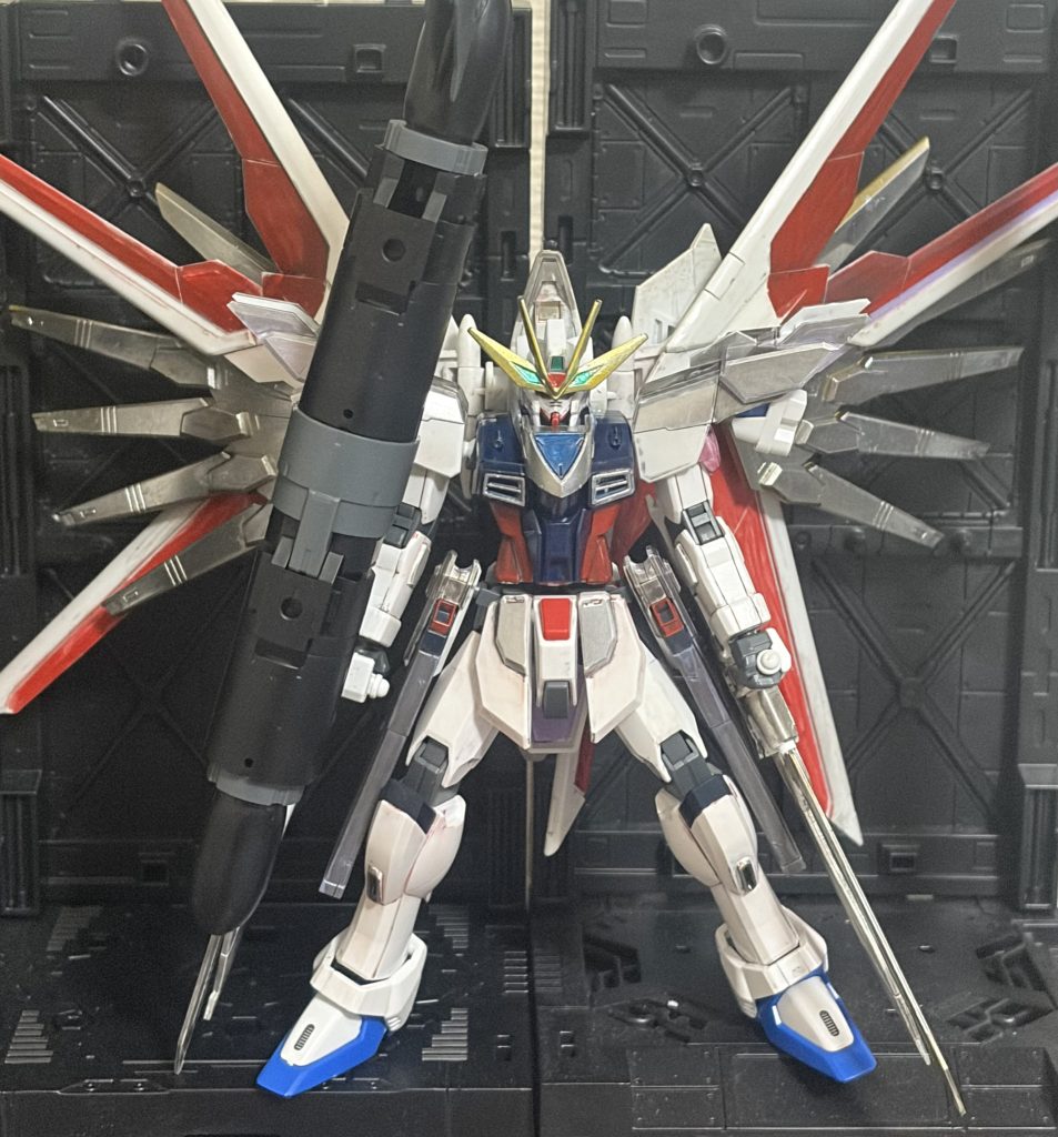 30mmのオプションパーツを装備してみましたが、支えるのが難しい感じです。